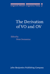 E-book, The Derivation of VO and OV, John Benjamins Publishing Company