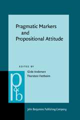 E-book, Pragmatic Markers and Propositional Attitude, John Benjamins Publishing Company