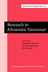 E-book, Research in Afroasiatic Grammar, John Benjamins Publishing Company