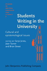 E-book, Students Writing in the University, John Benjamins Publishing Company