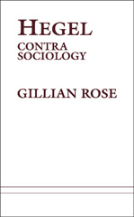 eBook, Hegel : Contra Sociology, Bloomsbury Publishing