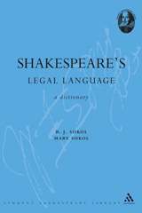 E-book, Shakespeare's Legal Language, Bloomsbury Publishing