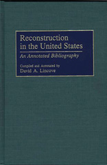 eBook, Reconstruction in the United States, Lincove, David, Bloomsbury Publishing