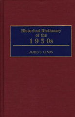 eBook, Historical Dictionary of the 1950s, Bloomsbury Publishing