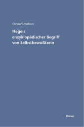 E-book, Hegels enzyklopädischer Begriff von Selbstbewusstsein, Felix Meiner Verlag