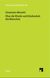 E-book, Über die Würde und Erhabenheit des Menschen, Felix Meiner Verlag