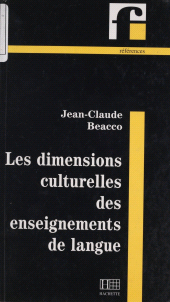 E-book, Les Dimensions culturelles des enseignements de langue, Hachette (réédition numérique FeniXX)