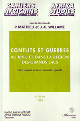 E-book, Conflits et guerres au Kivu et dans la région des Grands Lacs : Entre tensions locales et escalade régionale, Willame, Jean-Claude, L'Harmattan