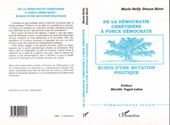 E-book, Démocratie (de la) chrétienne à force démocrate : Échos d'une mutation politique, L'Harmattan