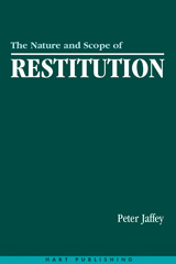 E-book, The Nature and Scope of Restitution, Hart Publishing