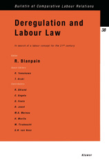 E-book, Deregulation and Labour Law : In Search of a Labour Concept for the 21st Century, Kluwer Law International