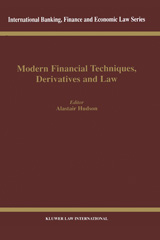 E-book, Modern Financial Techniques, Derivatives and Law, Wolters Kluwer