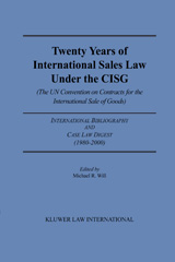 E-book, Twenty Years of International Sales Law Under the CISG (The UN Convention on Contracts for the International Sale of Goods), Wolters Kluwer