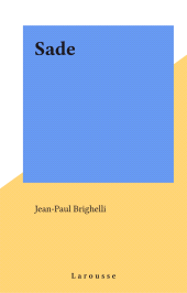 E-book, Sade, Larousse (réédition numérique FeniXX)