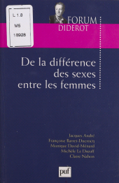 eBook, De la différence des sexes entre les femmes, Presses universitaires de France (réédition numérique FeniXX)