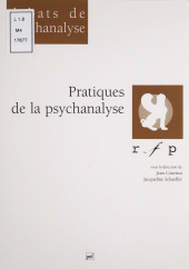 E-book, Pratiques de la psychanalyse, Presses universitaires de France (réédition numérique FeniXX)