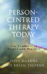 E-book, Person-Centred Therapy Today : New Frontiers in Theory and Practice, Sage