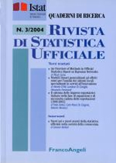 Fascículo, Rivista di statistica ufficiale. Fascicolo 3, 2003, Franco Angeli