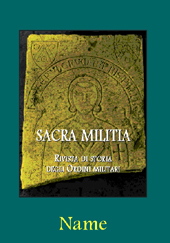 Fascicule, Sacra militia : rivista di storia degli ordini militari. Anno II, 2001, Name