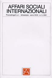 Fascicule, Affari sociali internazionali. Fascicolo 3, 2001, Franco Angeli