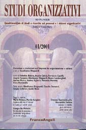Heft, Studi organizzativi. Fascicolo 1, 2001, Franco Angeli