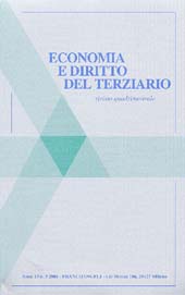 Articolo, Il ruolo delle aziende non profit e le modificazioni della struttura del sistema economico italiano, Franco Angeli