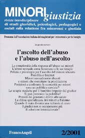 Artículo, La complessità della risposta all'abuso sui minori, Franco Angeli
