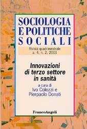 Issue, Sociologia e politiche sociali. Fascicolo 2, 2001, Franco Angeli