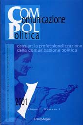 Issue, Comunicazione politica. Fascicolo 1, 2001, Franco Angeli  ; Il Mulino