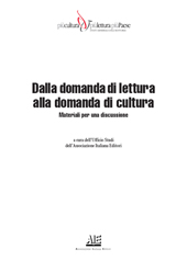 eBook, Dalla domanda di lettura alla domanda di cultura : materiali per una discussione, AIE