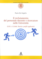 E-book, Il reclutamento del personale docente e ricercatore nelle università : DPR 117/2000 : novità e profili applicativi, De Angelis, Paolo, CLUEB