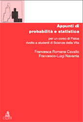 eBook, Appunti di probabilità e statistica : per un corso di fisica rivolto a studenti di scienze della vita, Cavallo, Francesca Romano, CLUEB