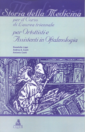 E-book, Storia della medicina per il corso di laurea triennale per ortottisti e assistenti in oftalmologia, Lippi, Donatella, CLUEB