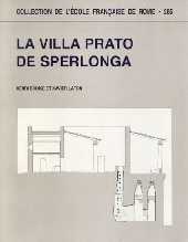 eBook, La villa Prato de Sperlonga, École française de Rome