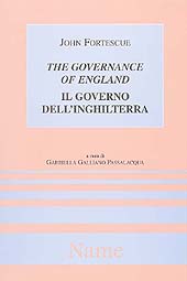 E-book, The governance of England = Il governo dell'Inghilterra, Fortescue, John, ca. 1394-1476, Name