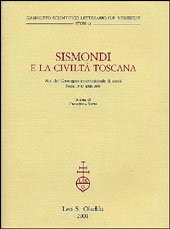 E-book, Sismondi e la civiltà toscana : atti del Convegno internazionale di studi, Pescia, 13-15 aprile 2000, L.S. Olschki