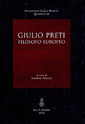 Capitolo, Fertilità teorica e attualità dell'etica di Giulio Preti, L.S. Olschki