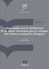 eBook, Linee guida per la definizione di un piano strategico per lo sviluppo del vettore energetico idrogeno, PLUS-Pisa University Press