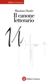 E-book, Il canone letterario, Onofri, Massimo, 1961-, GLF editori Laterza