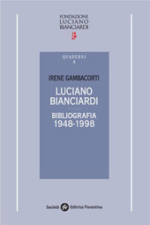 Chapter, Opere in volume [1-14], Società editrice fiorentina