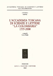 E-book, L'Accademia toscana di scienze e lettere La Colombaria, 1735-2000, L.S. Olschki