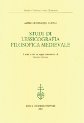 eBook, Studi di lessicografia filosofica medievale, Chenu, Marie-Dominique, L.S. Olschki