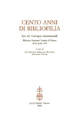 Capitolo, La Bibliofilia e lo studio degli incunaboli in Italia, L.S. Olschki