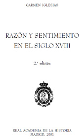 E-book, Razón y sentimiento en el siglo XVIII, Real Academia de la Historia