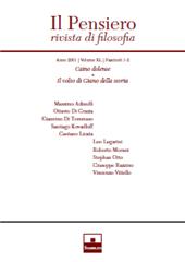 Heft, Il Pensiero : rivista di filosofia : XL, 1/2, 2001, InSchibboleth