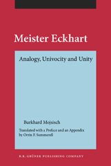 E-book, Meister Eckhart, Mojsisch, Burkhard, John Benjamins Publishing Company