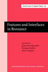 E-book, Features and Interfaces in Romance, John Benjamins Publishing Company