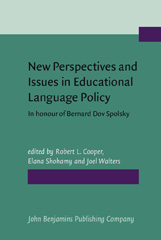E-book, New Perspectives and Issues in Educational Language Policy, John Benjamins Publishing Company