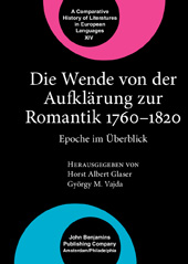 E-book, Die Wende von der Aufklarung zur Romantik 1760-1820, John Benjamins Publishing Company