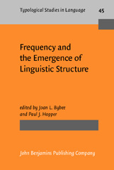 E-book, Frequency and the Emergence of Linguistic Structure, John Benjamins Publishing Company